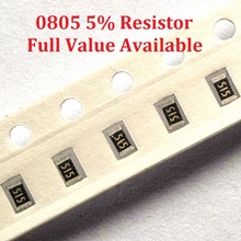 300pcs/lot SMD Chip Resistor 0805 68R/75R/82R/91R/100R 5% Resistance 68/75/82/91/100/Ohm Resistors K Free Shipping 2024 - buy cheap