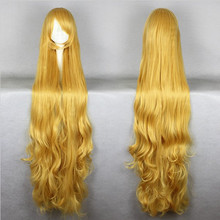 MCOSER Cheap Halloween Gosick Victorique De Blois High Quality 135cm Extend Long Blonde Wavy Cosplay Wig 2024 - buy cheap