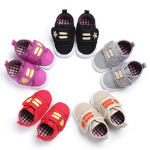 Spring and Autumn 0-1 years old men and women baby canvas casual soft bottom shoes baby toddler shoes 2024 - buy cheap