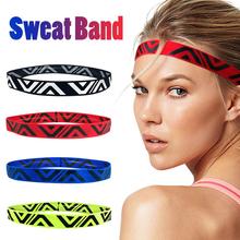 1 Pcs Elastic Head Sweatband Soft Running Yoga Sweat Band For Men Women Fitness Basketball Tennis Headband 2024 - buy cheap