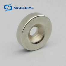 1 pack NdFeB Magnet Dia. 20x5 (+/-0.1) mm thick M5 0.79'' Screw Countersunk Hole Grade N42 Neodymium Rare Earth Permanent Magnet 2024 - buy cheap