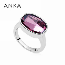 ANKA Sale Real Big Ellipse Crystal Finger Rings Jewelry Vintage Wholesale High Quality Crystals from Austria Original #104853 2024 - buy cheap