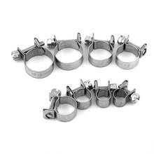 10 Pcs/Lot Mini Hose Clamps Stainless Steel Fuel Line Pipe Hose Clamp Of Water Pipe Fasteners Clamps 2024 - buy cheap