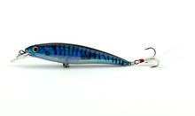 HENGJIA 1Pcs Laser Wobblers Fishing Tackle 3D Eyes Minnow Fishing Lure Crankbait 6# feather hook 11CM 14G 2024 - buy cheap