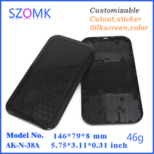 Szomk-caja plástica de instrumento eléctrico, carcasa de cargador (10 uds), 146x79X8mm, bricolaje, caja de salida de gabinete 2024 - compra barato