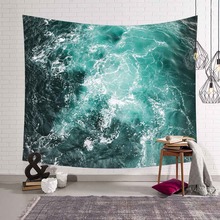 Tapiz de pared 3D con paisaje de olas de mar, toallas de Yoga, impresión Digital para sala de estar, dormitorio, tapices colgantes de pared, decoraciones para el hogar 2024 - compra barato