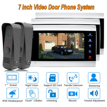 new Video Door Intercom Doorbell System Home Security Camera Monitor with ip65 Rainproof 7" TFT display 1200TVL2 V 3 2024 - buy cheap
