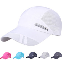 2020 Fashion Summer Adult Unisex Mesh Hat Quick-Dry Collapsible Sun Hat Outdoor Sunscreen Women Men Baseball Cap Shade Hat F3 2024 - buy cheap
