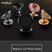WolfRule-Soporte magnético para teléfono móvil de coche, accesorio para Xiaomi Mi 8, consola de 360 grados, GPS, Iphone X, 8, 7 2024 - compra barato