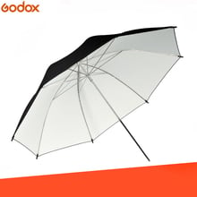 Guarda-chuva de estúdio de fotografia de 40 polegadas/101cm, preto e branco, tecido de borracha, aço inoxidável, acessórios refletores para fotografia 2024 - compre barato