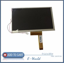 Original 7inch 26pin LCD Screen CLAA070JA0BCW CLAA070JA08CW 7610007802 for Car Navigation GPS System Free Shipping 2024 - buy cheap