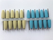 Conjunto de polimentos de borracha de silicone, 20 peças, haste super-fina para laboratório dentário 2024 - compre barato