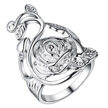 beautiful flower shiny  Silver plated ring, silver fashion jewelry ring For Women&Men , /ZHDHHLHC IGIWHLQF 2024 - buy cheap