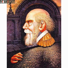 5D DIY Full square Old Man Head Diamond Painting Mosaic decor Diamond Rhinestone Embroidery Cross Stitch decor 2024 - buy cheap