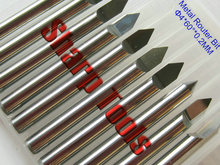 HOT! 10pcs 4mm Dia. 60 Degree, 0.2mm Metal Router Bits, End Milling Cutters, Solid Carbide Carving Tools for Iron, Cu, Al, Steel 2024 - buy cheap