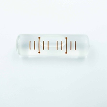 Herramienta de nivel de agua de 11x36mm, ampolla de vidrio cilíndrico, 2 '/2mm, accesorios para instrumento de medición 2024 - compra barato
