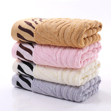 Bamboo Fiber Face Towel Solid Stripe Hand Towels Home Bathroom Hotel for Adults Kids 33x75cm Toalla Facial Visage Serviette 2024 - buy cheap
