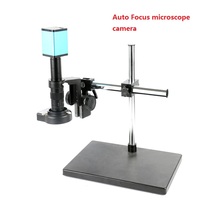 Dual arm support 180X 300X C-Mount Lens 1080P 60FPS SONY SENSOR IMX290 HDMI USB auto focus Microscope Camera boom table stand 2024 - buy cheap