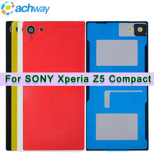 For SONY Xperia Z5 Compact Back Battery Cover E5803 E5823 Housing Rear Door Case Replace For 4.6" SONY Z5 Compact Battery Cover 2024 - buy cheap