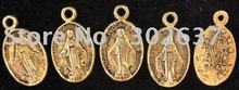 Gotas ovaladas de la Virgen María, oro antiguo, 300 Uds., A906G 2024 - compra barato