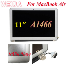 WEIDA 95% Новый LCD 11 "для MacBook Air A1466 дисплей сенсорный экран полная сборка Замена A1466 + AB чехол серебро 2024 - купить недорого