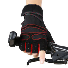 Guantes de medio dedo para gimnasio, manoplas deportivas gruesas para ejercicio, levantamiento de pesas, entrenamiento deportivo, Fitness 2024 - compra barato