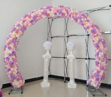 DIY Home Party  wall decor Wedding Arch Flower Row Artificial Rose Hydrangea Styles Backdrop Centerpieces Road Lead Flowers Rows 2024 - buy cheap