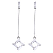 Bettyue Brand Fashion Shining Charm AAA Zircon White Gold Color Geometric Long Jewelry Earrings For Woman Wedding Party Gifts 2024 - buy cheap