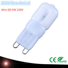 100X DHL 2016 NEW Mini G9 LED lamp 220V 230V 240V 5W Corn Bulbs SMD2835 Lamparas Chandelier Spot Light More Brighter! 2024 - buy cheap