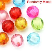 DoreenBeads Acrylic Spacer Beads Ball Mixed DIY Gifts Jewelry Accessories About 20.0mm( 6/8") Dia, Hole: Approx 3.0mm, 4 PCs 2024 - buy cheap