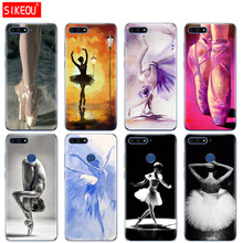 Funda de silicona para teléfono Huawei Honor 7A PRO 7C Y5 Y6 Y7 Y9 2017 2018 zapatos de danza 2024 - compra barato