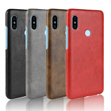 Slim Cases For Xiaomi Redmi Note 5 Pro Case Litchi Skin Pattern PU Leather and PC Book Cover For Xiaomi Redmi Note 5 Phone Case 2024 - buy cheap