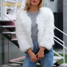 Autumn Winter Women Fur Coats Plus Size 3XL Fluffy Faux Fur Coat Women Furry Short Jackets Outwear Casual Warm Bolero Coats 2024 - buy cheap