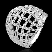 Anillos chapados en plata de estilo fino de verano 925-anillos de joyería de plata para mujer 2024 - compra barato