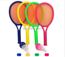 Raquete de badminton para crianças, tênis de bebê, brinquedos educacionais para os pais, bola fitness, unissex, 8-11 anos de plástico 2021 2024 - compre barato