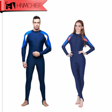 Roupa de mergulho em lycra com proteção anti-uv para homens e mulheres, traje de banho de uma peça, 1.5mm 2024 - compre barato