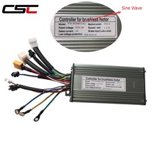 Electric Bicycle Controller 36 48v 500W Ebike Brushless controller Sine wave 9 Mosfet KT Controller Sine wave 2024 - buy cheap