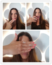 Oly2u 2018 Новое модное богемное кольцо с двойными линиями V Chevron для женщин подарок простое геометрическое женское Ювелирное кольцо 2024 - купить недорого