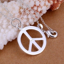 P117 Free Shipping silver plated Necklace, 925 fashion silver jewelry Fashion Pendant /UEPMQVLR UEPMQVLR 2024 - buy cheap
