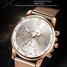 Bussiness Women's Watches Fashion Geneva Brand Roman Numeral Simple Clock Kol Saati Montre Femme Relogio Feminino Reloj Mujer Fi 2024 - buy cheap