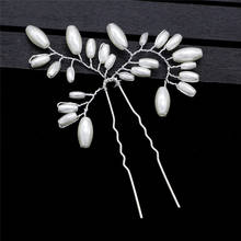 OPPOHERE 2019 Hot Sale Handmade Hair Clip Elegant Women Girls Bridemaid Wedding Party Pearl Bridal Silver Hairpin Clip Jewelry 2024 - buy cheap