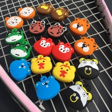 100 pcs Cartoon Animas Tennis racket shock absorber tennis squash racqet vibration dampeners To reduce vibration 2024 - buy cheap