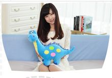 cute plush blue dinosaur toy cartoon spots dinosaurs doll gift about 50cm 2024 - buy cheap