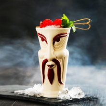 Japanese samurai tiki bar ceramic mug Hawaii cocktail glass personality totem tiki cup 2024 - buy cheap