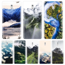 Funda trasera TPU Mountain Cloud de viaje, plantas verdes, bosque azul, para Nokia 1, 2, 3, 5, 6, 8, funda de teléfono de silicona suave para Nokia X6 7 Plus 2024 - compra barato