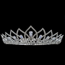 Big Size Royal Wedding Bride Crown Tiara Hair Accessories Jewelry Pageant Genuine Austrian Crystals SHA8775 2024 - buy cheap