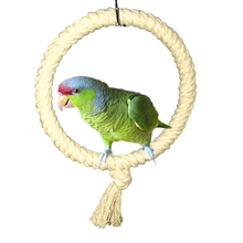 Parrot Rope Swing Standing Bar Pet Bird Chewing Climbing Ring Toy for Cage vogel produkten 2024 - buy cheap