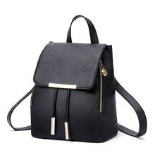 Backpack Women Pu Leather Female Backpacks Teenager School Bags Mochila Feminina Girl 2024 - buy cheap