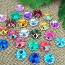 12mm 150pcsAB Flatback Rhinestone and Crystal Acrylic Stone Rhinestone DIY Clothes Crafts 2024 - buy cheap