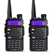 2Pcs BaoFeng UV-5R Dual Band Walkie Talkie VHF/UHF 136-174/400-520Mhz Two Way Radio Ham Radio Transceiver uv 5r Portable UV5R 2024 - buy cheap